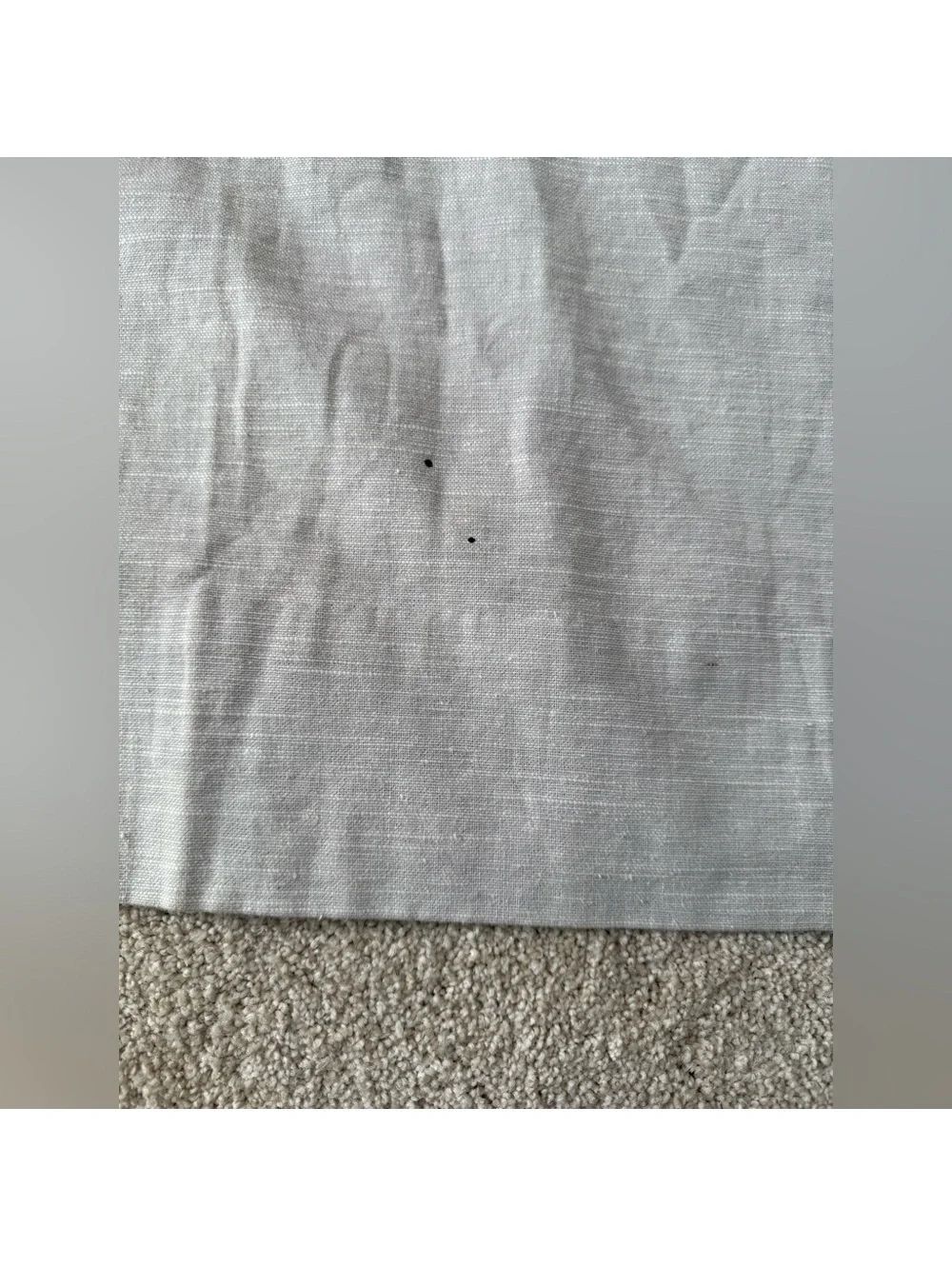 Pottery Barn Kids Quincy Blackout Curtain Panels Set of 2 Tan 44x96 Cotton